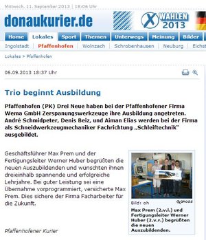 donaukurier - WEMA News