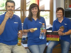 WM Brotzeit bei der WEMA