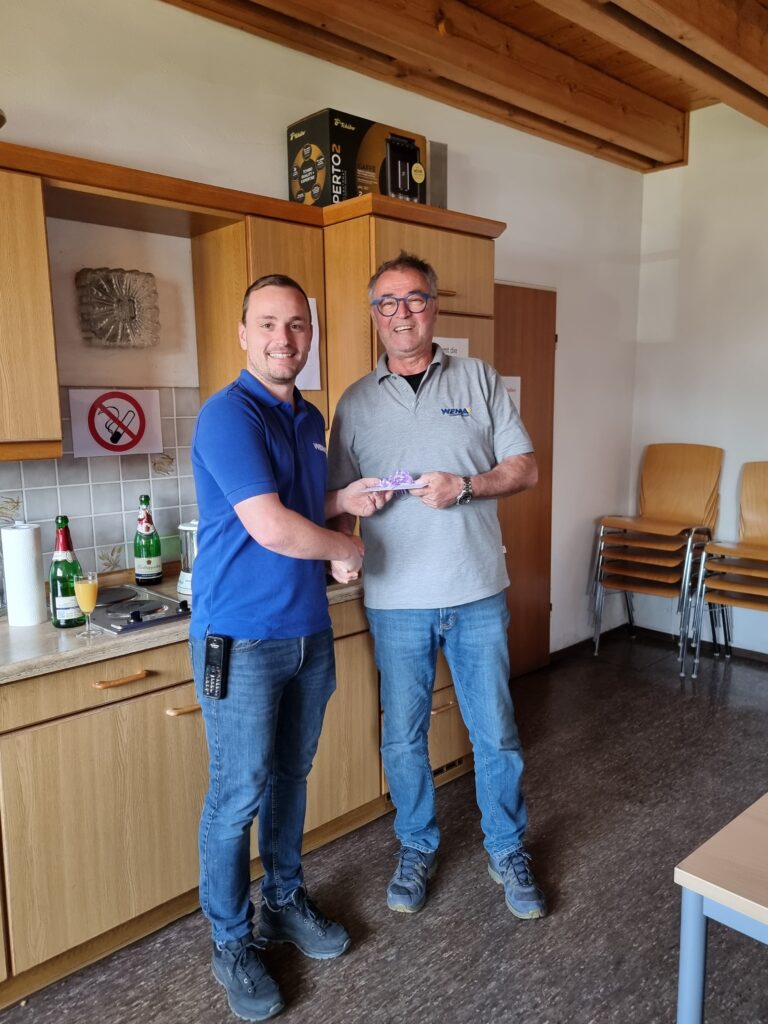 vom links nach rechts: Florian Prem (Geschäftsführer), Josef Wetzl